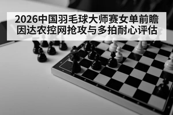 2026中国羽毛球大师赛女单前瞻 因达农控网抢攻与多拍耐心评估